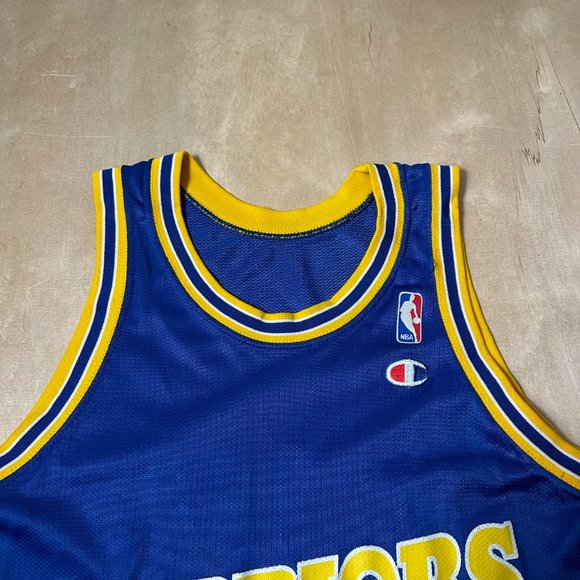 Vintage Champion Size 36 Golden State Warriors Webber NBA Basketball Jersey - Picture 3 of 4